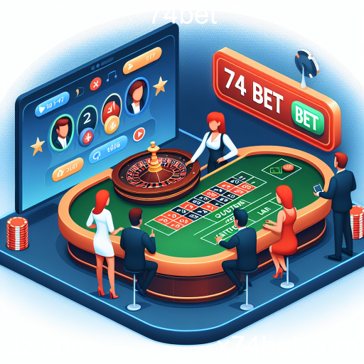 A Emoção do Cassino Ao Vivo no 74bet